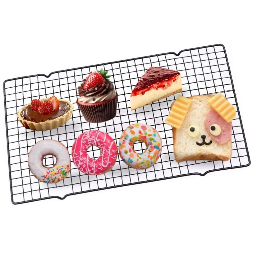 Grade para Resfriar Bolo e Biscoitos Grande Antiaderente Grelha de Resfriamento Confeitaria