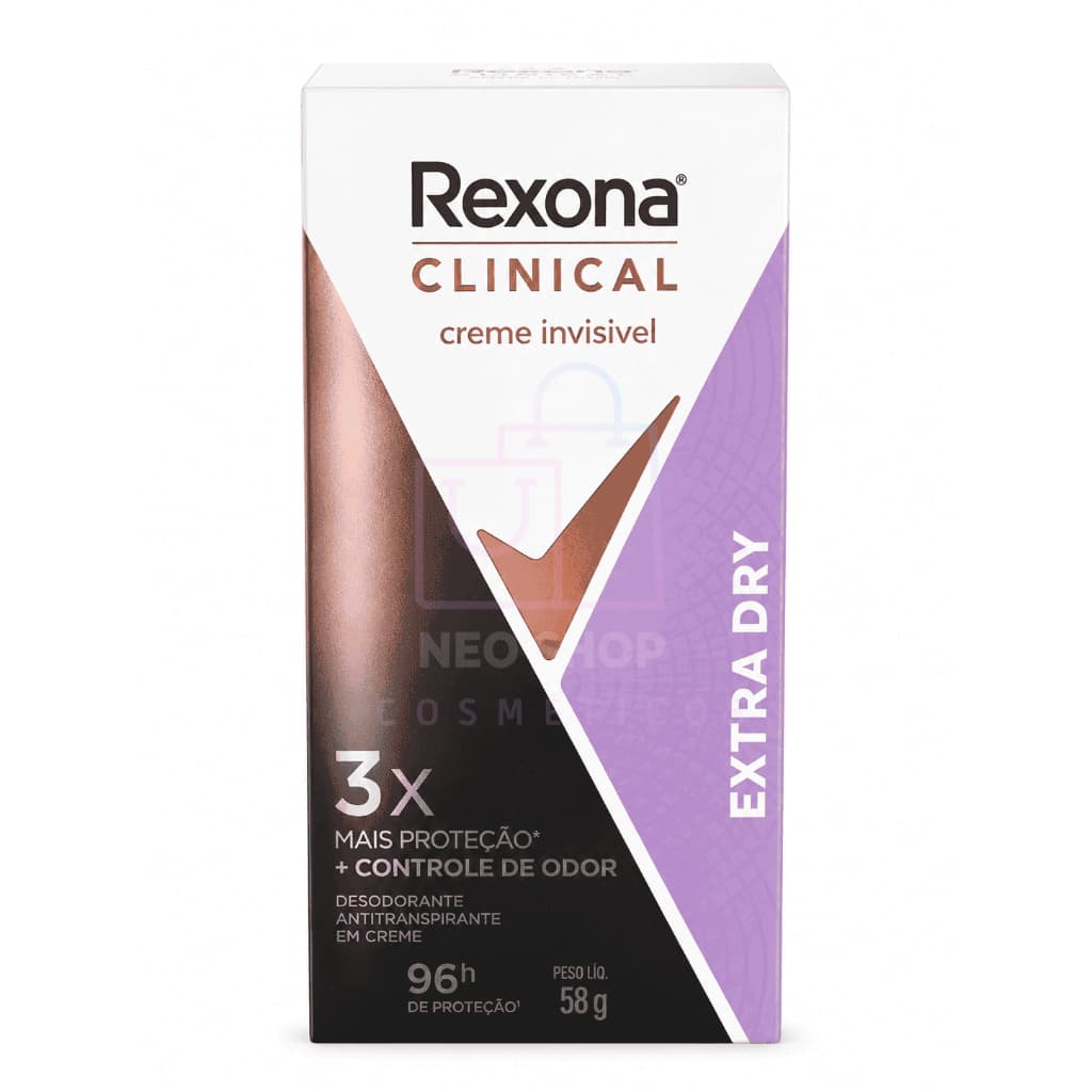 Desodorante Rexona Clinical Extra Dry Creme 58g
