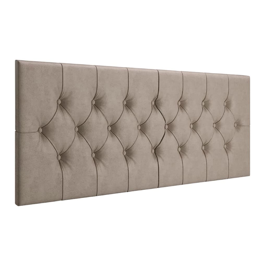 Cabeceira Estofada Capitonê Para Cama Box Casal/Queen  Painél Dobravél Tecido Suede Com Botões Várias Cores