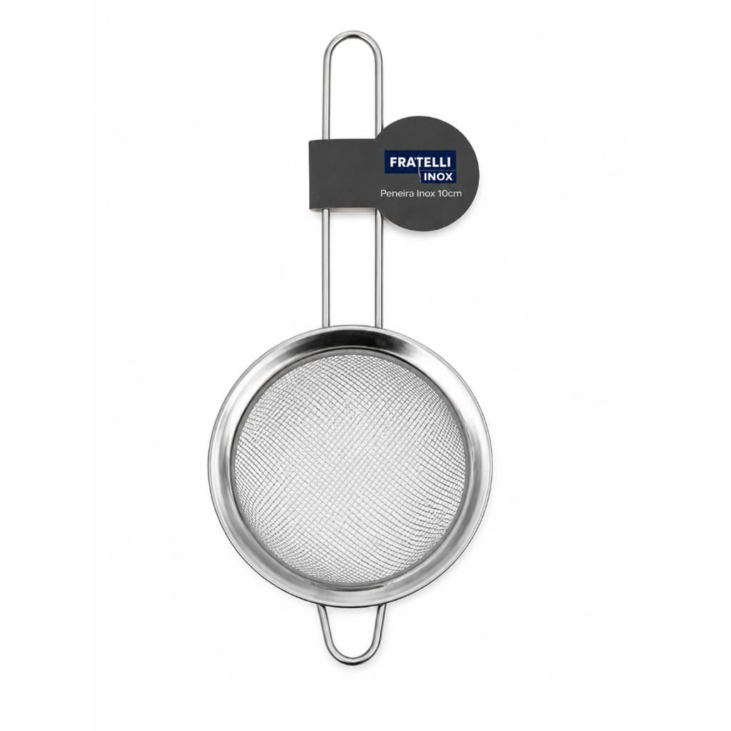 Peneira Inox 10cm Coador de Farinha Açúcar Chá e Alimentos Cozinha