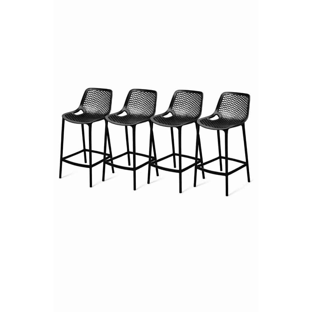 Kit Banqueta Alta Para Bancada Cozinha Americana Banco Bistrô Área Gourmet Churrasqueira Moderna
