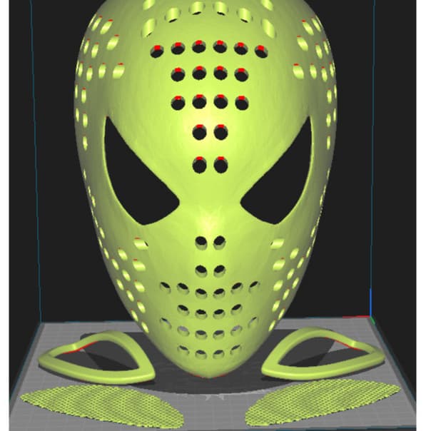 Faceshell Máscara incrível homem aranha Tobey maguire, raimi / Temos mais modelos de faceshell na loja