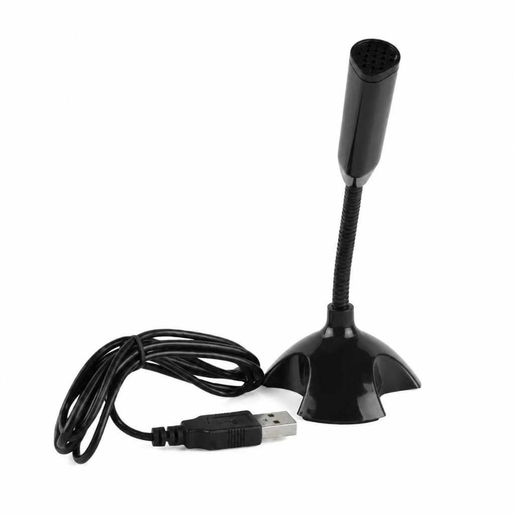 Microfone De Mesa Usb Para Pc Notebook M-306 Condensador Omn Microfone De Mesa Usb Para Pc Notebook M-306 Condensador Om