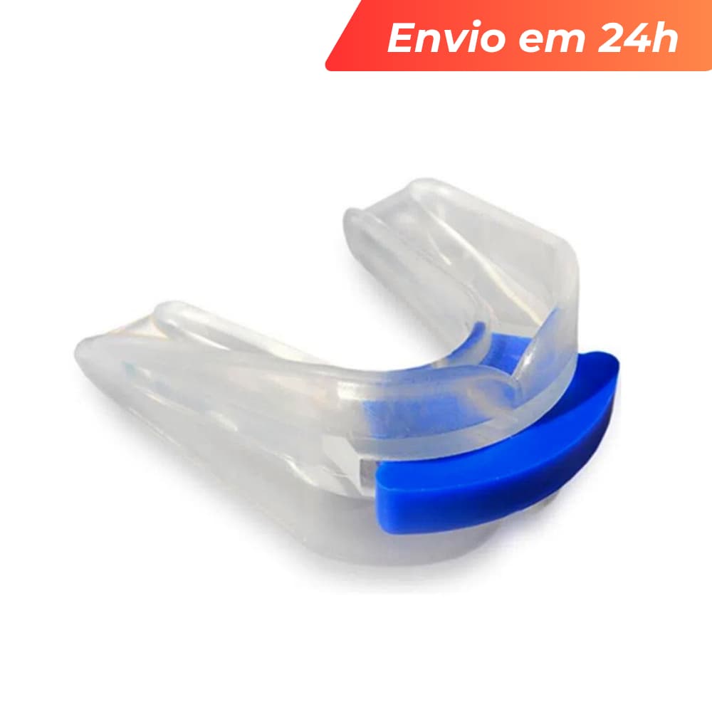 Protetor Bucal Duplo Moldável Esportes Lutas Anti Bruxismo