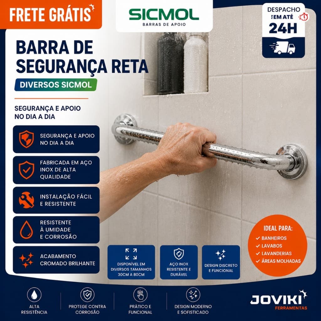 Barra de Segurança Reta Diversos - Sicmol