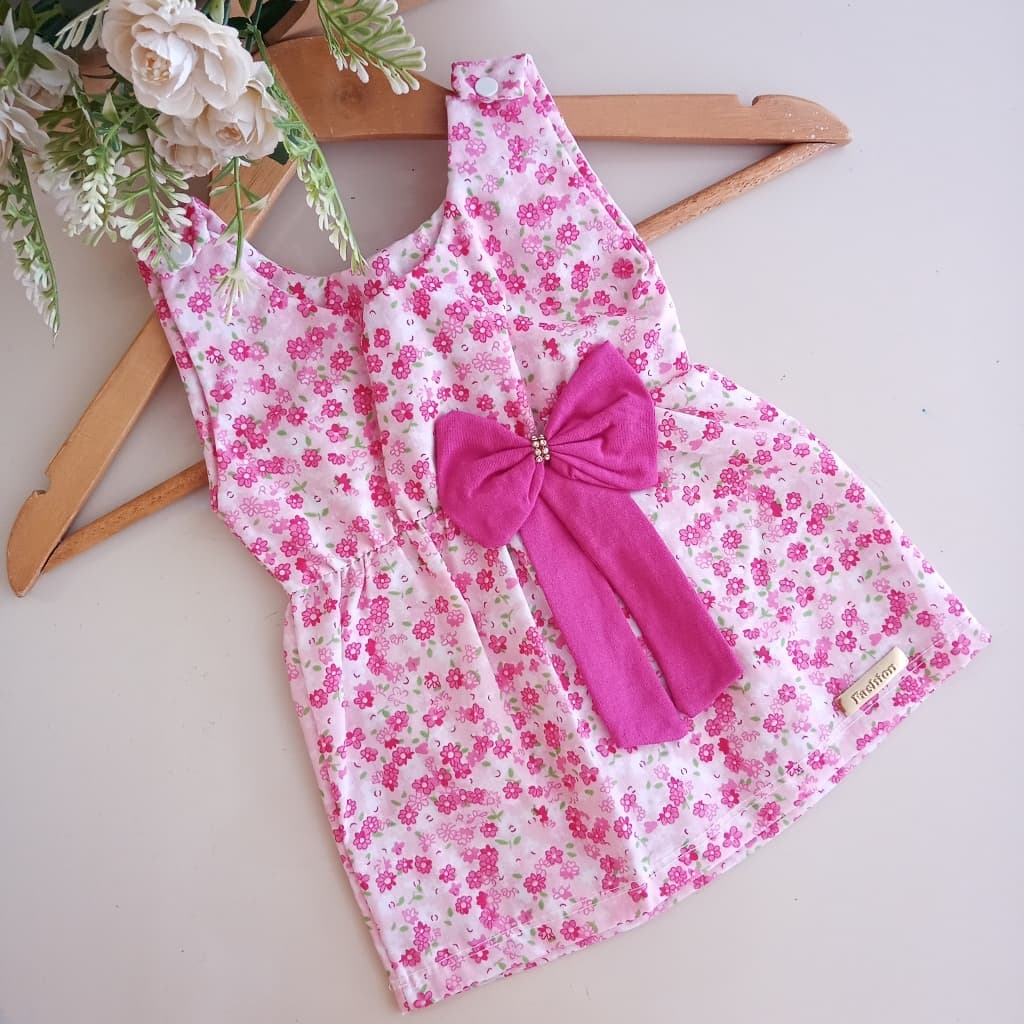 Vestido bebê infantil cores variadas Roupa infantil menina