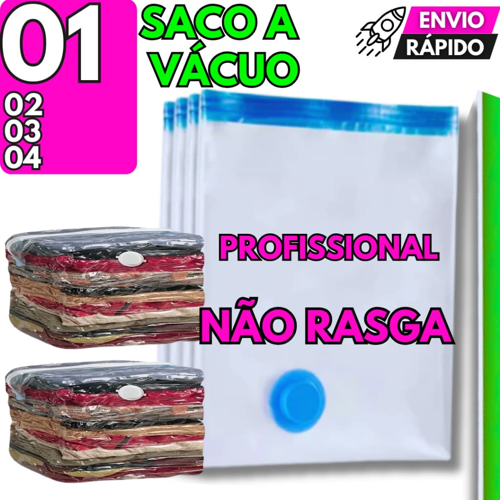 4/3/2/1 Saco a Vácuo Organizador Cobertor Economia de Espaço Roupas Viagem Edredom Toalha