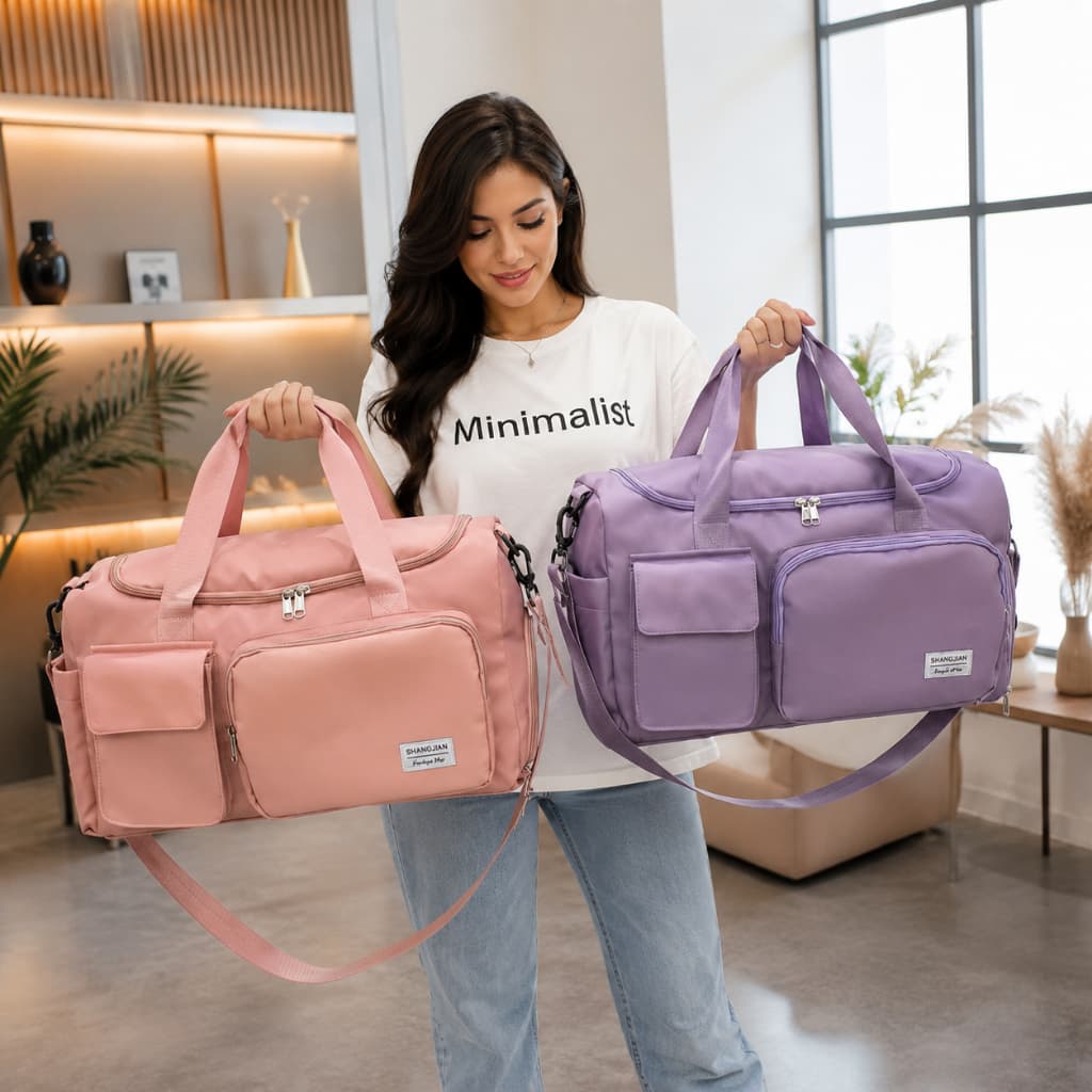 Mochila Bolsa Grande Masculina Feminina De Viagem Impermeável Porta Tênis e Notebook Academia Viagem