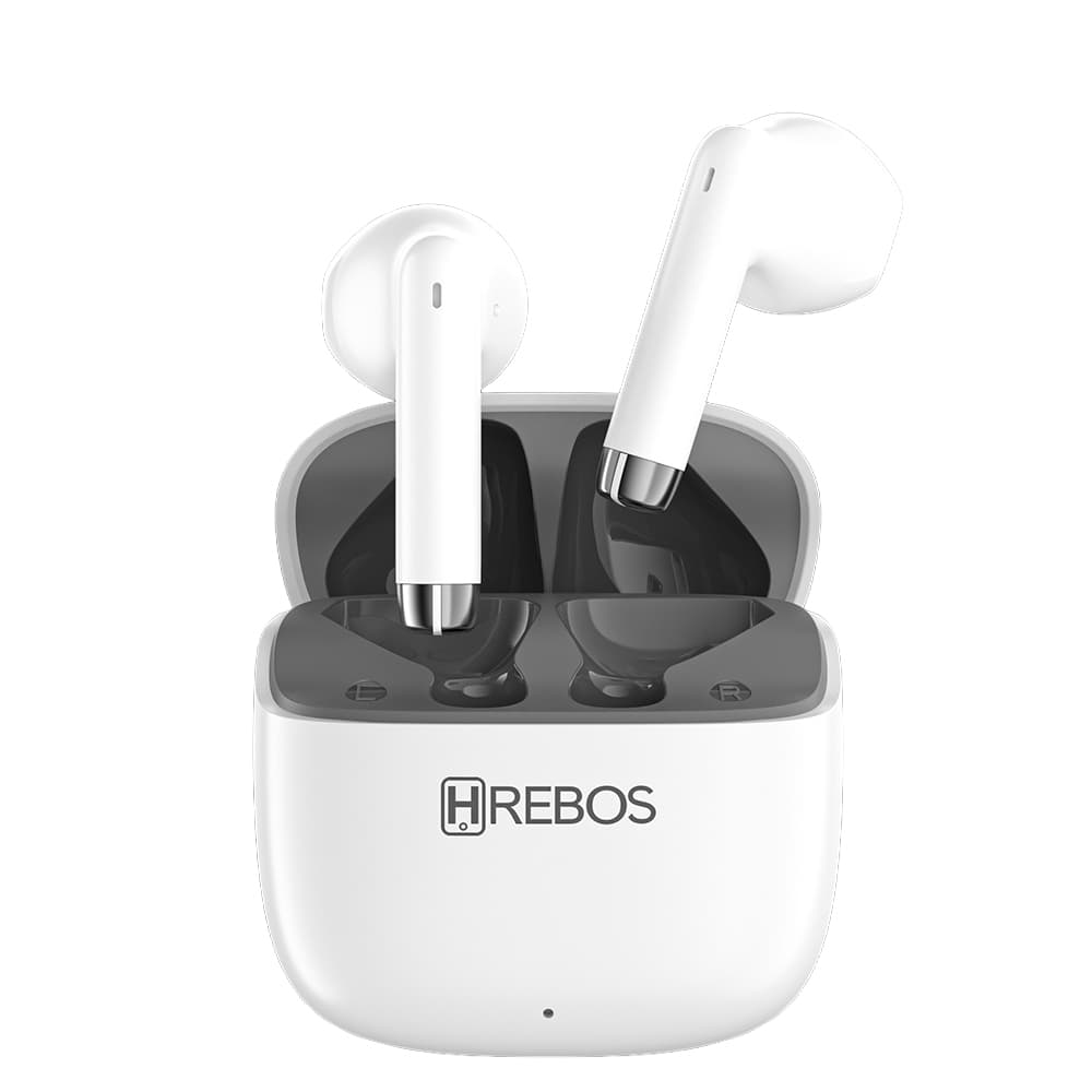 Fone Sem Fio Hrebos Eb-239 Skadipods Bluetooth Tws Branco