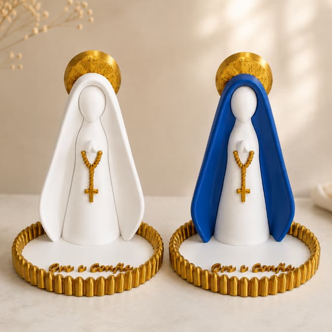 PORTA TERÇO NOSSA SENHORA CATÓLICO DECORAÇÃO RELIGIOSA PRESENTE RELIGIOSO ROSÁRIO LEMBRANÇA RELIGIOS