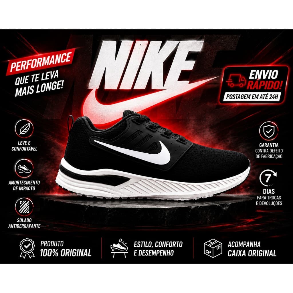 Tênis masculino academia caminhada treino corrida top original