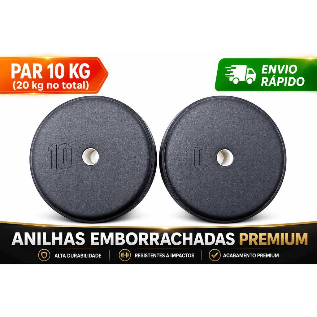 Par de Anilhas de 10  KG (2 unidades)