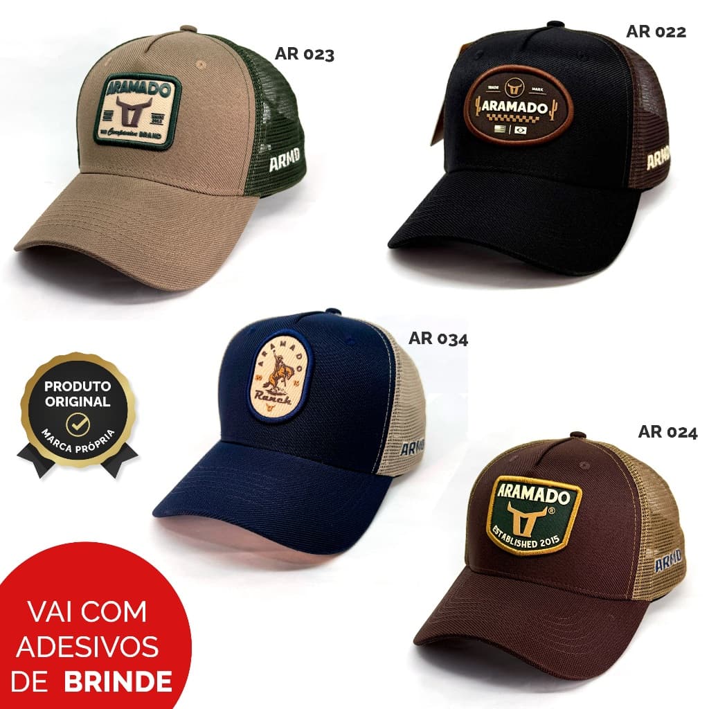 Boné Country Masculino Bordado Premium | ARAMADO COUNTRY ENVIO IMEDIATO