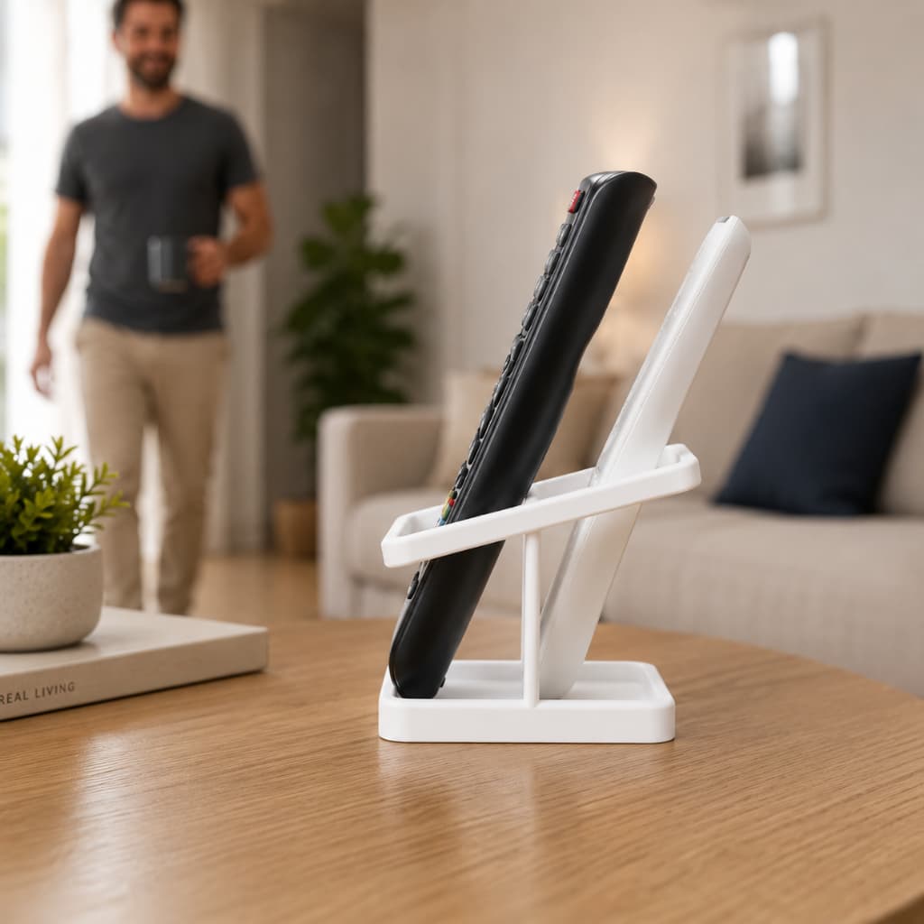 Suporte Organizador para Controles Remotos | Porta Controle Moderno Decorativo