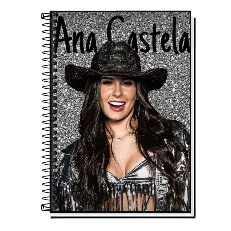 Caderno ana castela  personalizado 1, 10 , 15  e 20 Matérias Universitário Escolar Capa Premium Envio Rápido