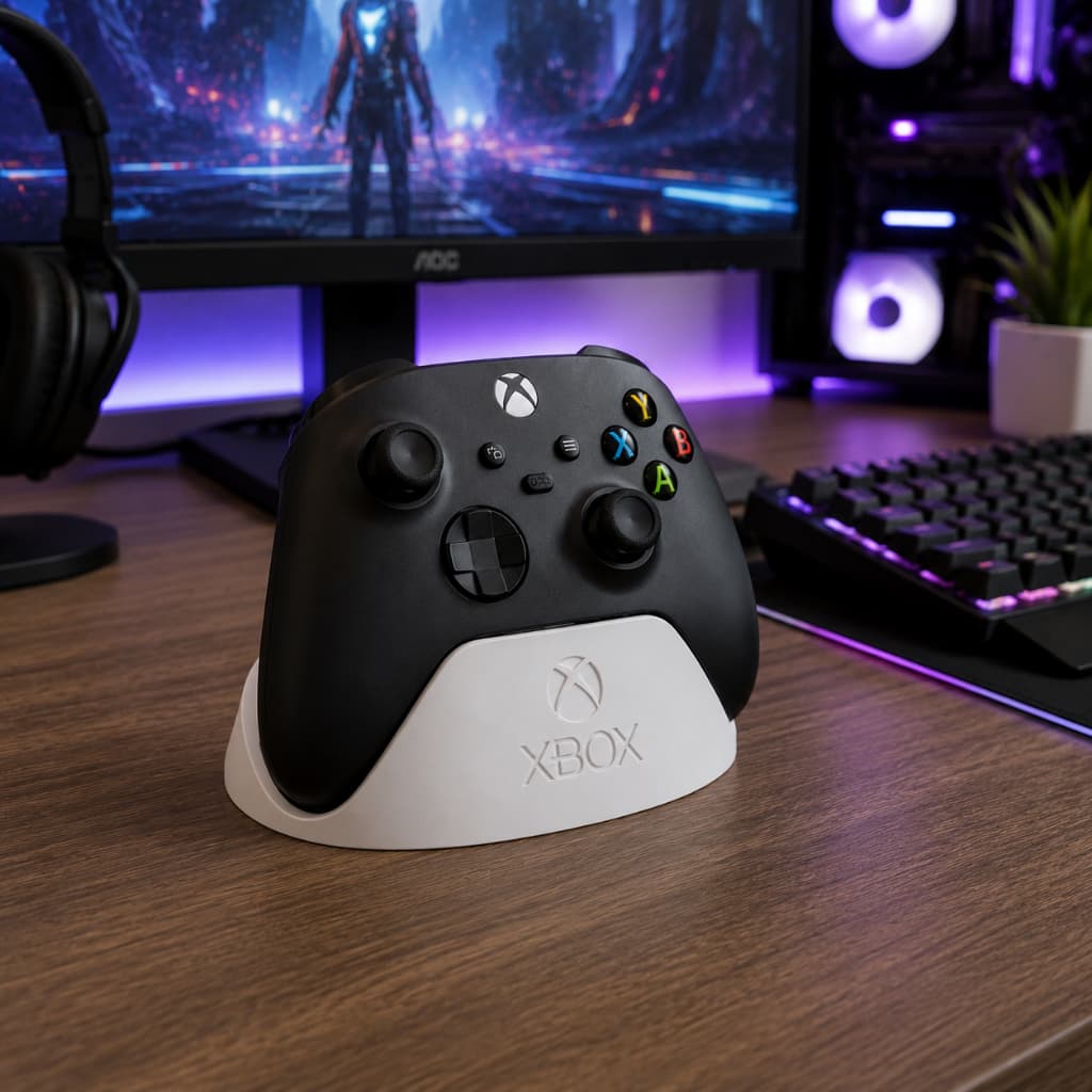 Suporte para Controle Xbox Organizador de Mesa Base Display 3D