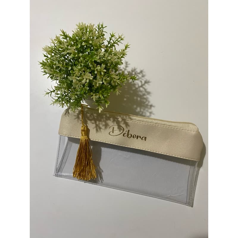 ✨Necessaire Slim ✨4 unidades , Personalizada com o nome ou iniciais 😊