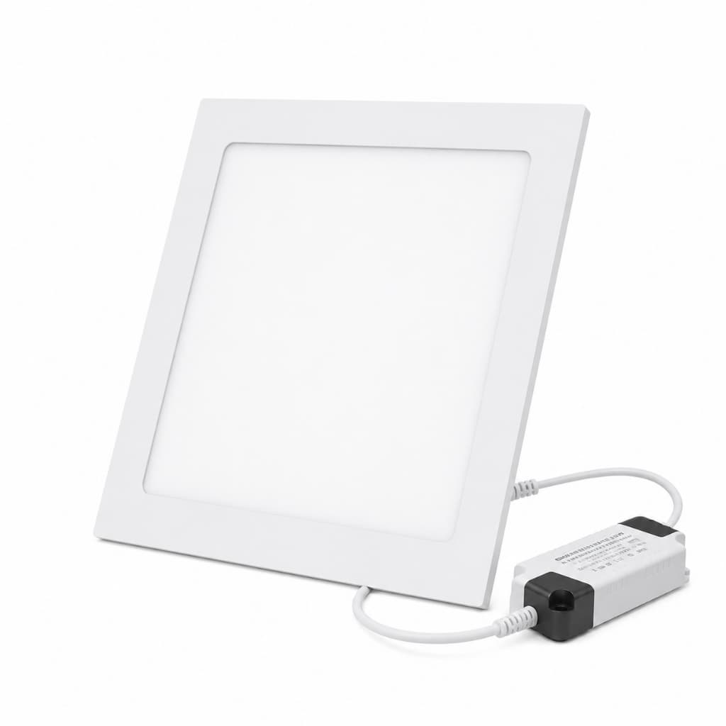 PAINEL QUADRADO LED 18W EMBUTIDO 6500K BRANCO FRIO -  O MAIS FORTE DO BRASIL