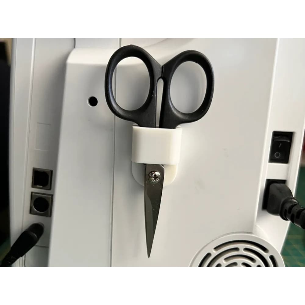 Kit com 5 Suporte para Tesoura Autoadesivo | Organizador para Máquina de Costura, Ateliê e Bancada
