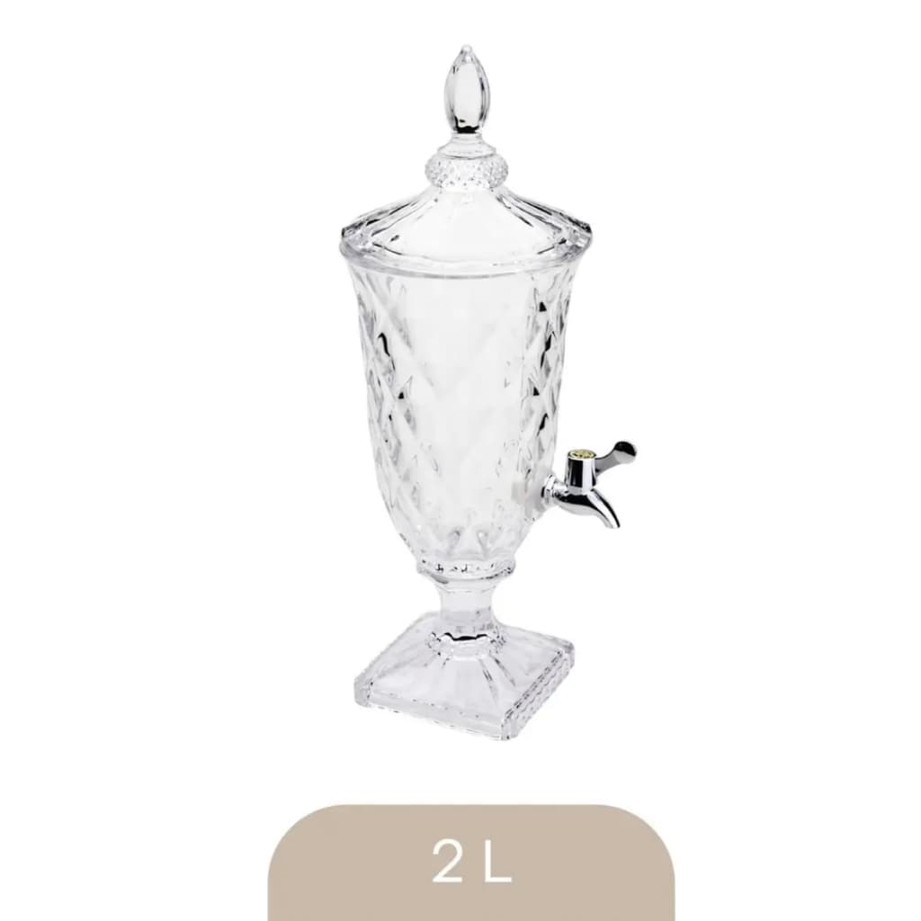 Suqueira De Cristal Ecológico Diamond 2 Litros - Lyor