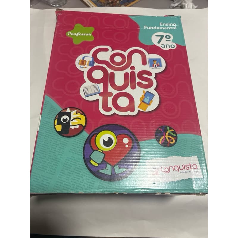 Kit Sistema Conquista 7º Ano Ensino Fundamental | Livros do Professor + Caixa Organizadora