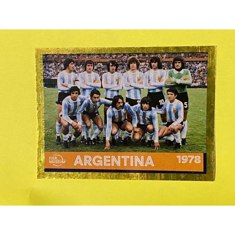 FIGURINHA ORIGINAL ARGENTINA 1978 ÁLBUM COPA DO MUNDO QATAR 2022 PANINI FIFA MUSEUM ORIGINAL