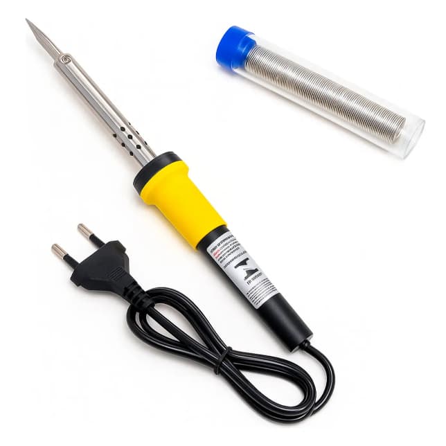 Kit Soldador Ferro de Solda - Estanho Suporte Ponta Eletrônica Técnico Reparo Completo