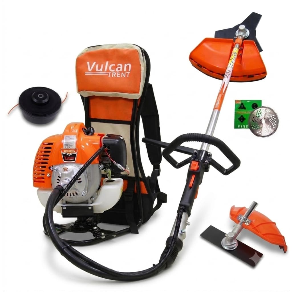 Roçadeira 4X1 Costal Multifuncional Gasolina 43cc Vulcan Trent VRC430H