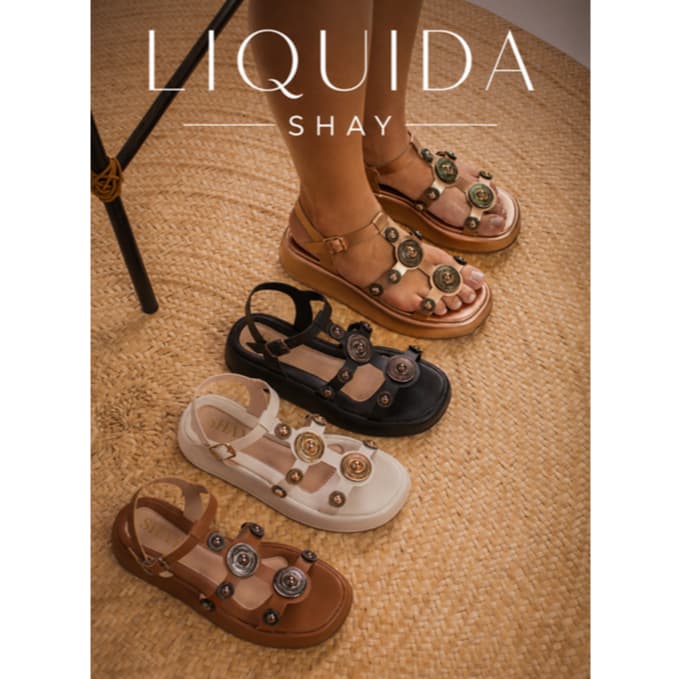 Sandália Papete Flatform Birken Feminina Medalha Rasteira Confortável Blogueira Macia Shay