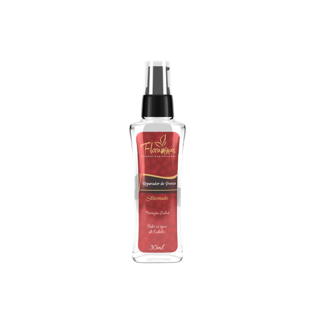 Reparador Pontas Siliconado proteção solar todos os tipos de cabelos 30 ml Floraminas