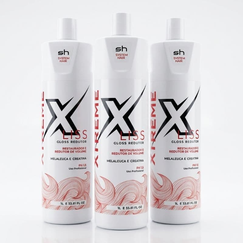 Ah System Hair x Liss Gloss Redutor de Volume.