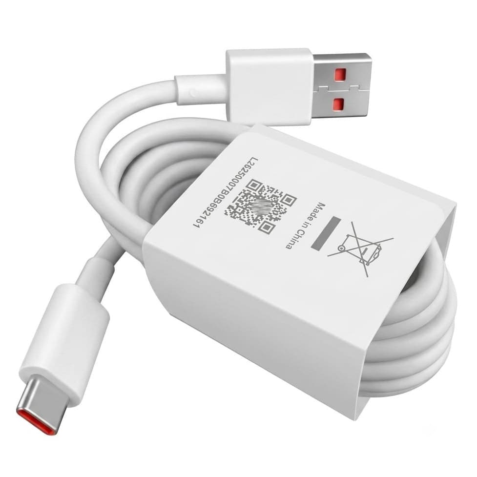 Cabo Tipo C 6A Compatível Com Xiaomi Poco Redmi Mi Carregamento Rápido 1M