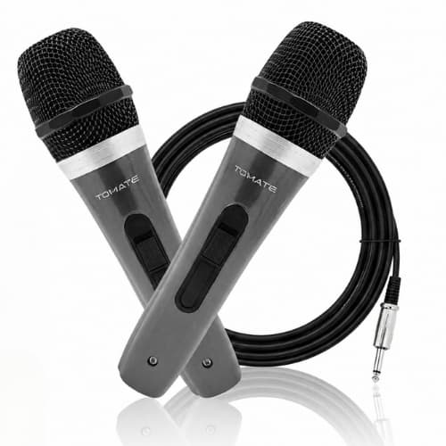 Kit Microfone Profissional Dinâmico XLR 100Hz-13KHz Podcast Palco Estúdio DJ Gravações