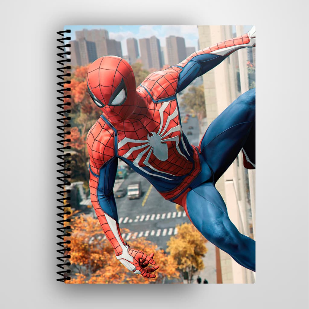 Caderno Homem Aranha Personalizado Capa Dura 1 e 10 Matérias Escolar Universitário