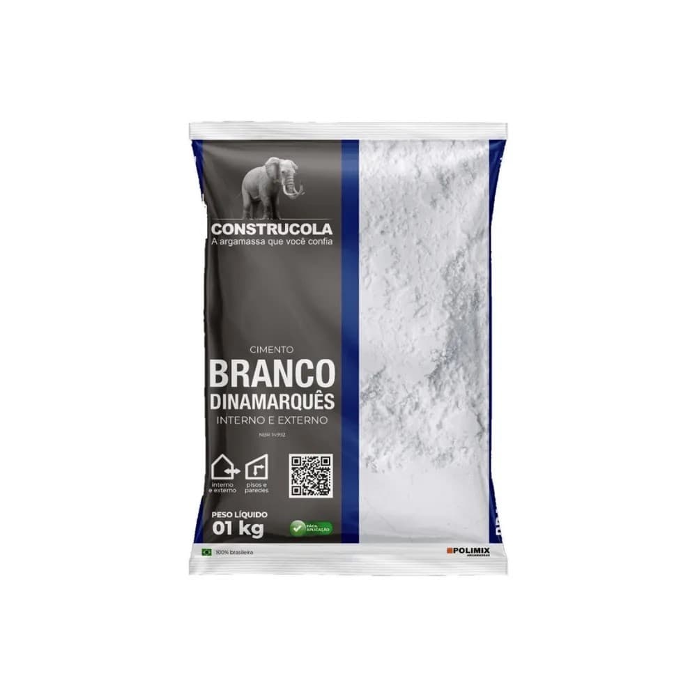 Cimento Branco Construcola 1 Kg