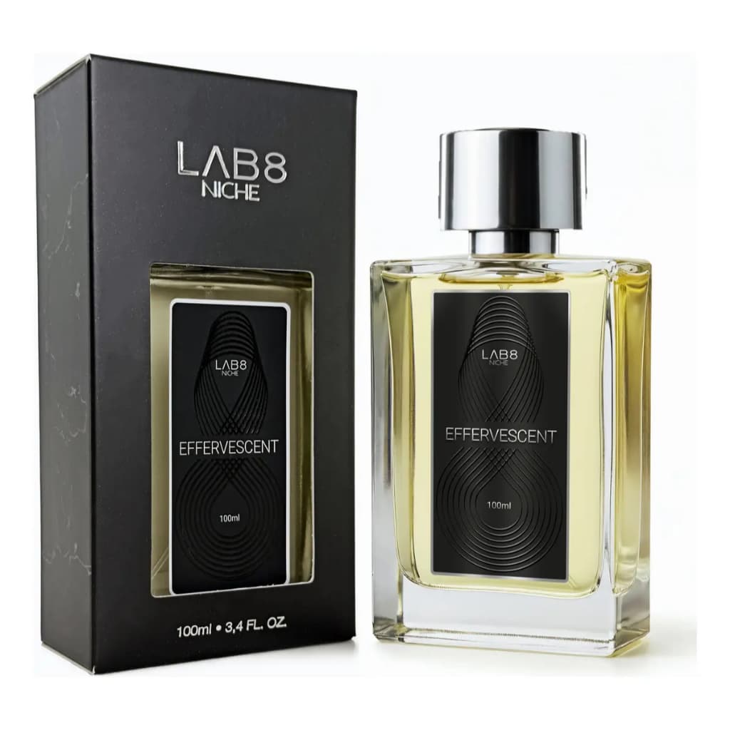 Perfume Effervescent Lab8 Niche 100ml Amadeirado Refrescante Cítrico