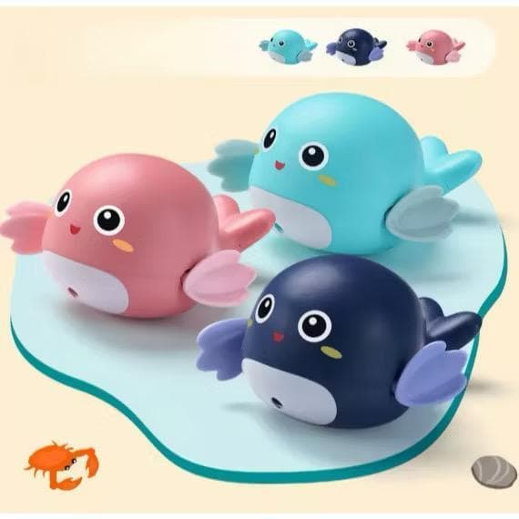 Brinquedo de Banho Infantil com Animais Nadadores à Corda em ABS Resistente Diversão para o Banho Diversos Bichinhos