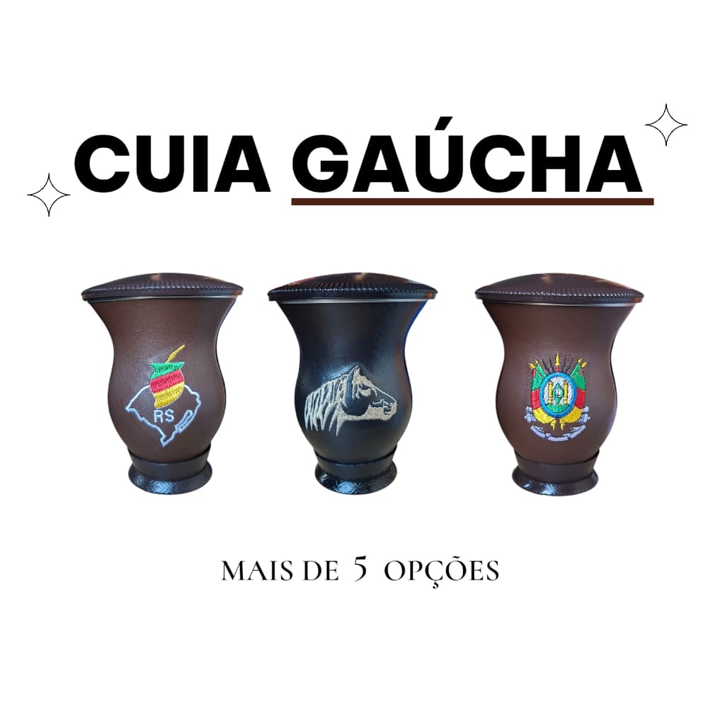 CUIA GAÚCHA PERSONALIZADA RIO GRANDE DO SUL CHIMARRÃO