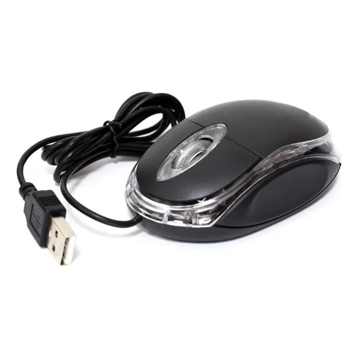 Mouse USB Óptico Fio - SB-S01: Compacto, Ergonômico e Plug and Play