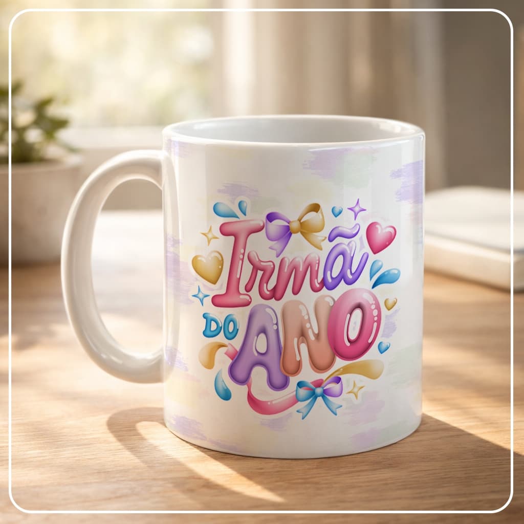 Caneca Revelação Gravidez Tem Bebê Chegando Porcelana 325ml