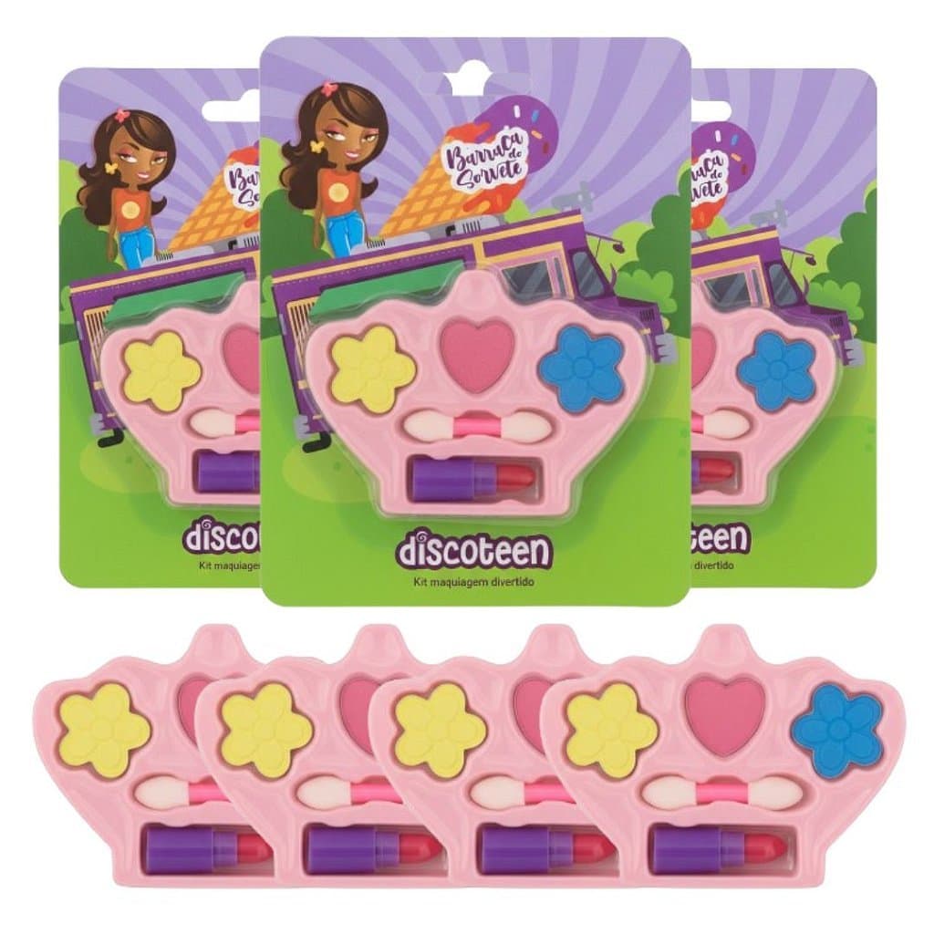 Discoteen - Kit Maquiagem Infantil Barraca de Sorvete HB108698C ( Embalagem Danificada )
