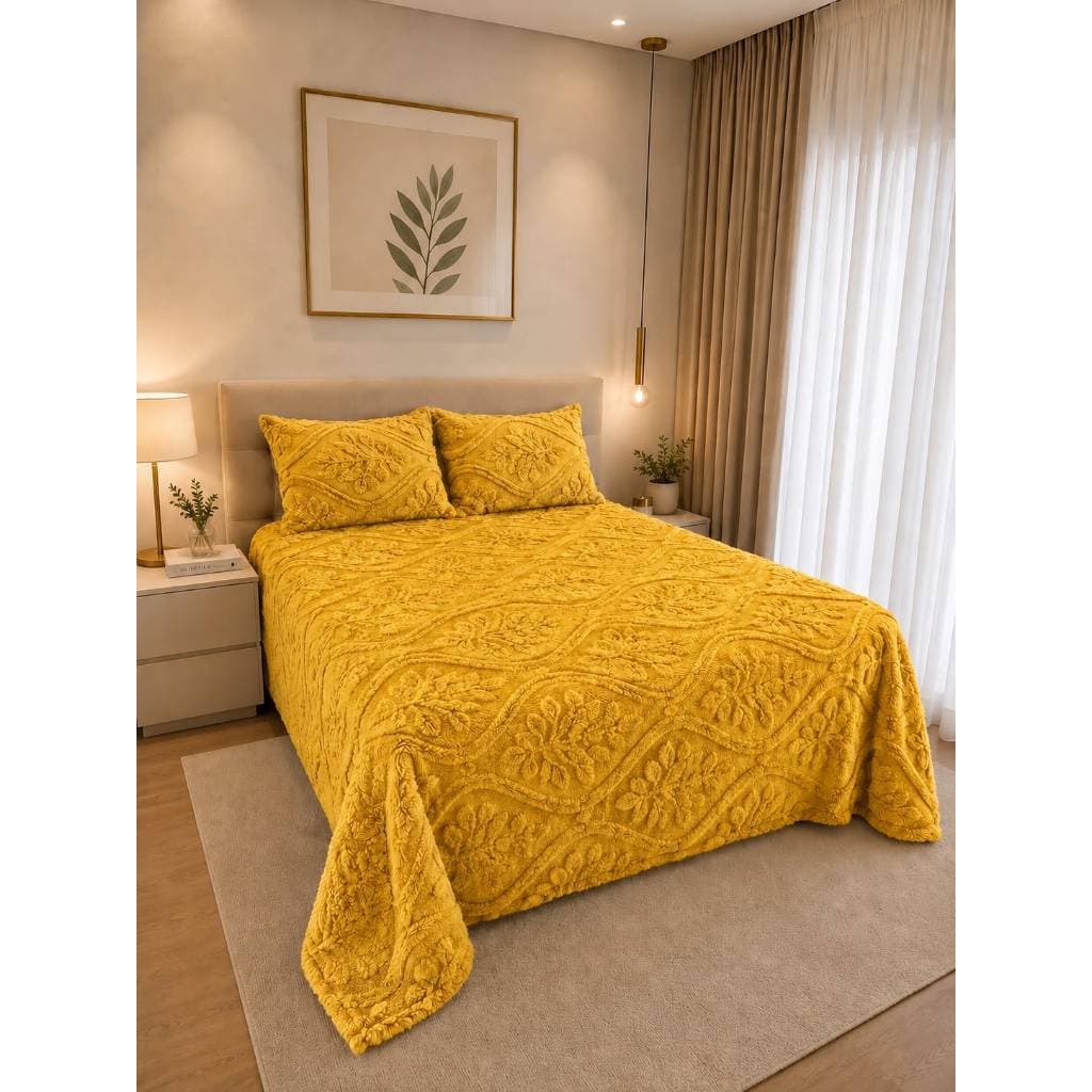 Cobertor manta Casal Aconchego 3 pçs  2.20x 2,40 Acompanha porta travesseiros Decoração Oi oi