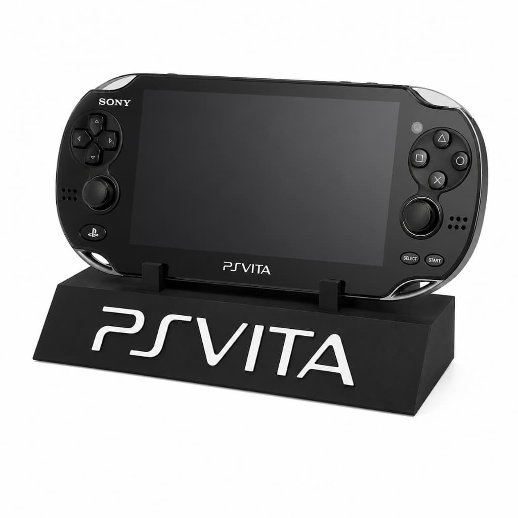 Suporte para PS Vita 1000 e 2000 Base Expositora Organizador de Mesa Gamer