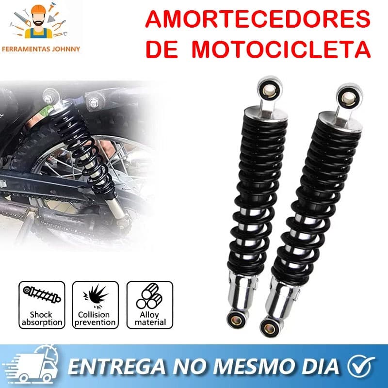 Par De Amortecedor Traseiro Compativel Honda 125/150/160 2004 a 2015 Cg Start Fan Titan Cargo Sport