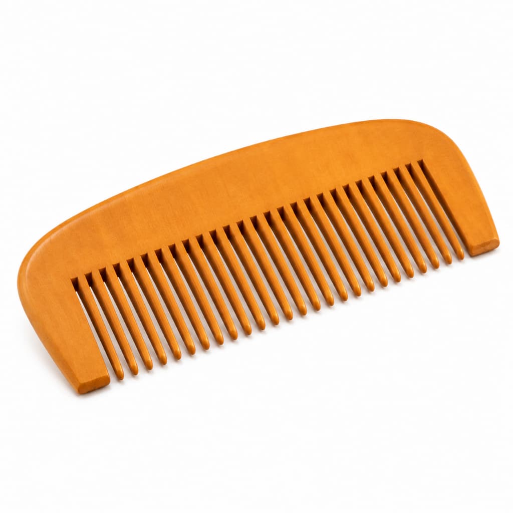 Pente De Madeira Para Barba E Bigode Antiestético Barbearia