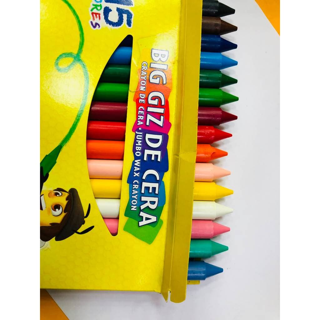 GIZÃO DE CERA 15 CORES ACRILEX