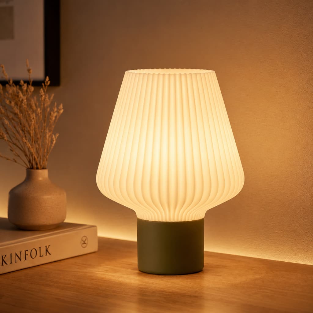 Abajur Mesa Cabeceira Moderno Lâmpada BRINDE Luminária Decorativa Quarto Sala Escritório Premium 110V Compacto Acompanha
