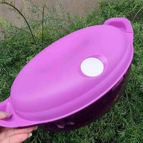 CRISTAL POP OVAL 2L - TUPPERWARE ORIGINAL POTE/VASILHA/TIGELA/TRAVESSA