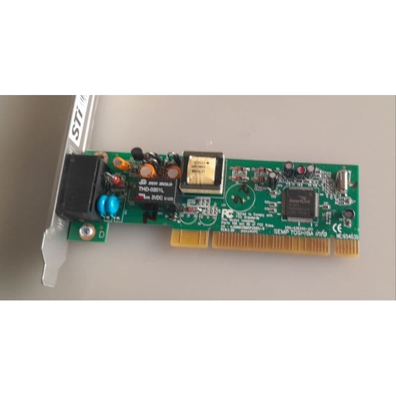 placa de rede 2 porta PC antigo