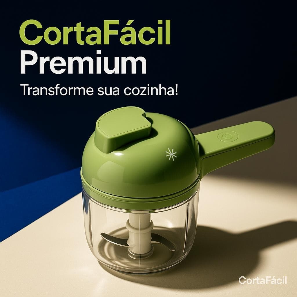 Triturador Elétrico Multifuncional 4x1 Cortador Verde Prático